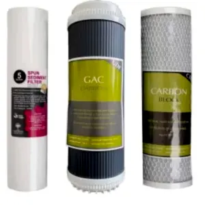 Açık Kasa 3 Aşamalı Su Arıtma Cihazı Filtresi